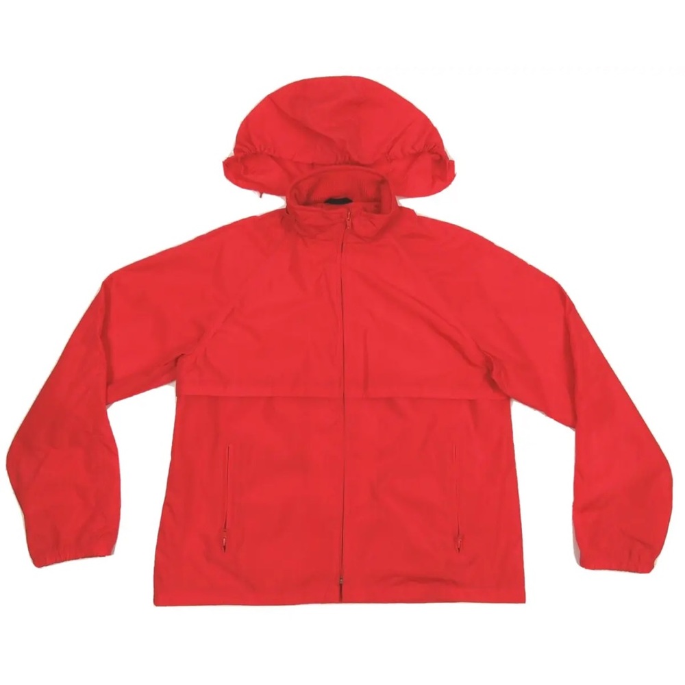 Vintage Eddie Bauer Expedition Outfitters Hooded Full Zip Windbreaker Jacket L